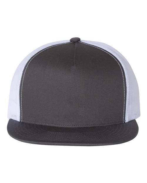 Yupoong 6006 Flat Bill Charcoal