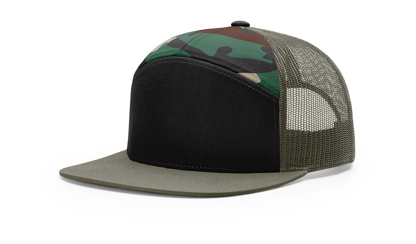 Richardson 168 Black Green Camo