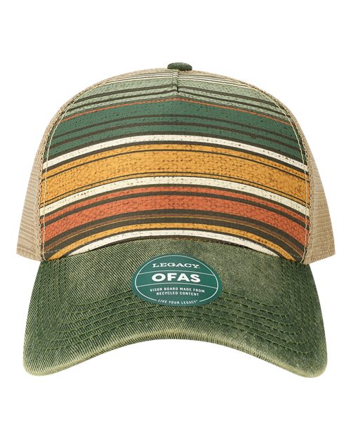 Green Stripped Womens