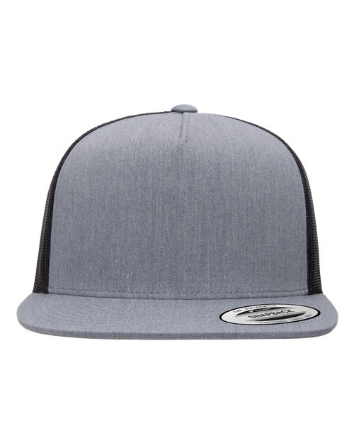 Yupoong 6006 Flat Bill Heather