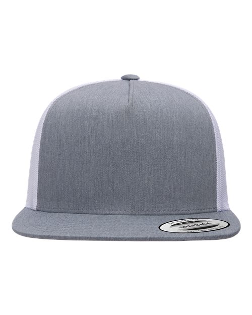 Yupoong 6006 Flat Bill Heather
