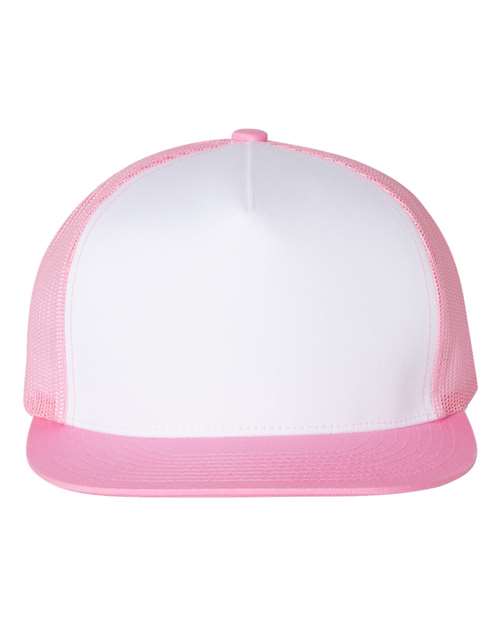 Yupoong 6006 Flat Bill Pink