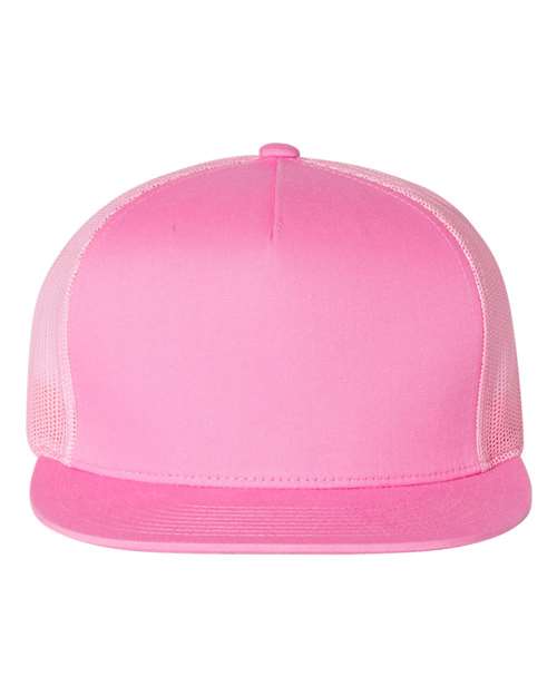Yupoong 6006 Flat Bill Pink
