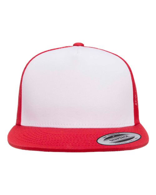 Yupoong 6006 Flat Bill Red