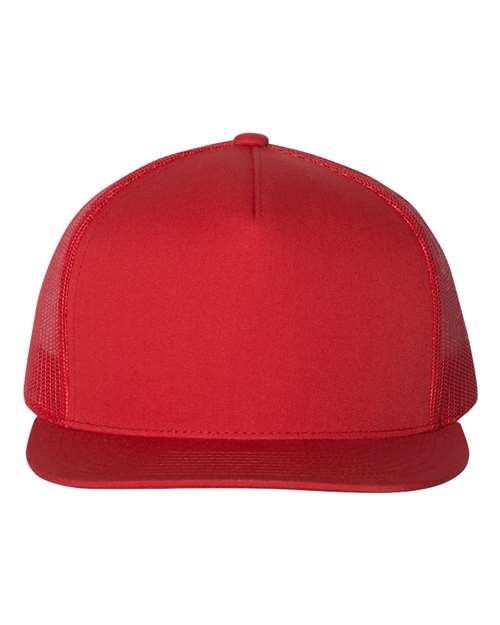 Yupoong 6006 Flat Bill Red